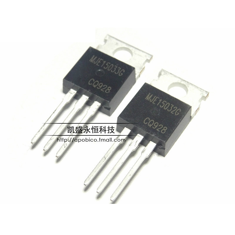 Straight MJE15032G MJE15032G MJE15033G TO-220 8A 250V audio triodes a pair of 2 5 dollars