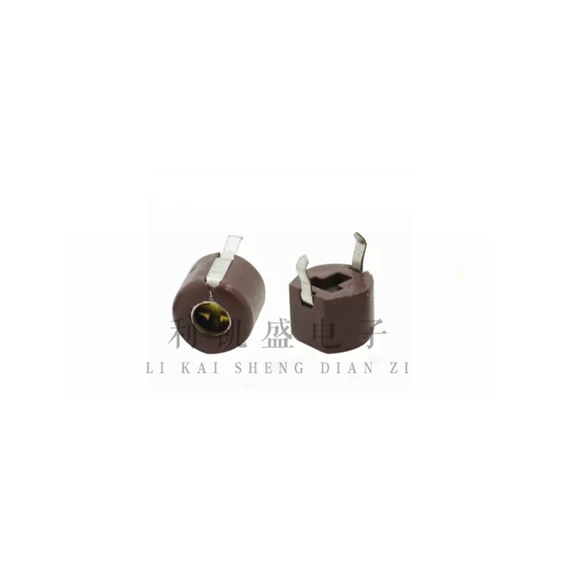 Straight inserts 70P plastic packaging 6mm Adjustable capacitive fine tuning capacitive 70PF variable capacitive 2 feet brown new