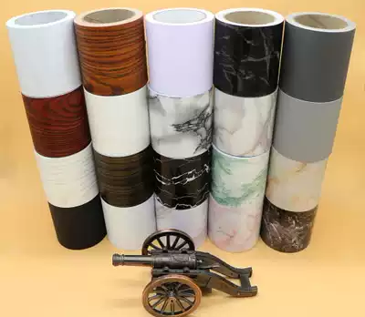 Self-adhesive skirting board wall sticker door stone skirting sticker window sill door frame refurbished wood grain sticker waterproof waist sticker