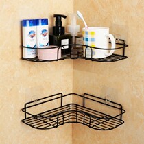 Bathroom kitchen toilet toilet wall-mounted non-perforated triangle corner shelf storage