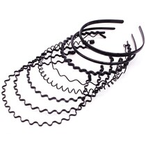 Day Korea Mens hair hoop headband Female Brief Wave Hairpin Hairpin Iron Hair Clip Guys Back Head Sports Hair Band Headwear Tide