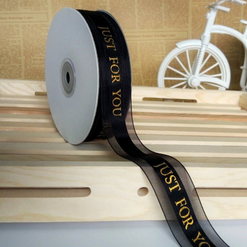 Rose Lace Ribbon Material Lace Satin Ribbon Wedding Celebration Colored Ribbon Flowers Packaging Gift Decoration Gift yarn with wrapping paper