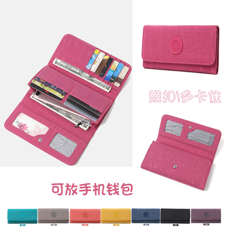 70% off Women's Long Wallet Nylon Lightweight Multi-Card Slot Clutch Bag Casual Id Coin Storage Multifunctional Wallet