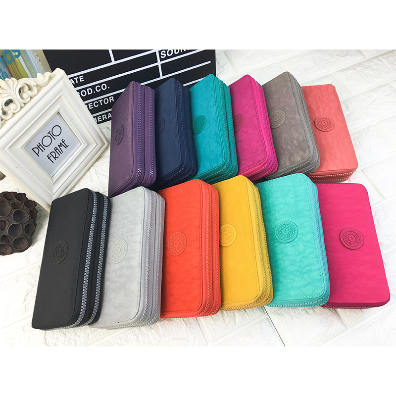 Nylon Water-Repellent Women's Clutch Bag, Fashionable, Lightweight, Versatile, Long Style, Double Zipper, Multi-Layer Wallet, Card Holder, Ticket Holder, Women's Bag Nylon Water-Repellent Women's Clutch Bag, Fashionable, Lightweight, Versatile, Long Style, Double Zipper, Multi-Layer Wallet, Card Holder, Ticket Holder, Women's Bag