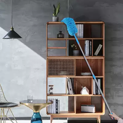 Art broom household retractable ash sweeping artifact Roof cabinet top wall cleaning blanket chicken feather dust removal artifact