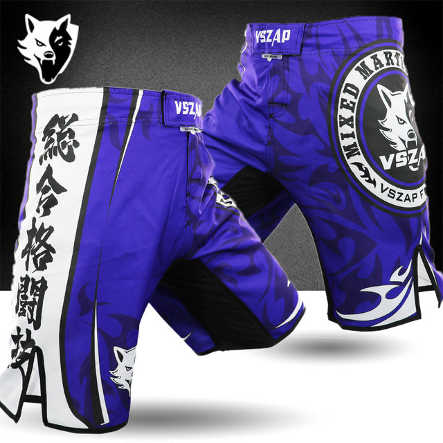 Vszap authentic mma fighting shorts men's fitness martial arts style mixed martial arts ufc sports training Thai boxing