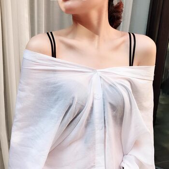 Sexy off-shoulder ສາຍບ່າຫນຶ່ງບ່າ