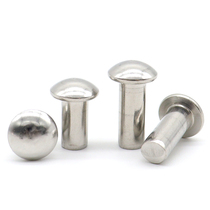 M2-M8 semi-round head rivet 304 stainless steel GB867 solid rivet round head knock-type M3M4M5M6 M2 5