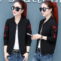 Short jacket womens 2021 new spring and autumn Korean version of the top autumn jacket autumn thin and wild baseball suit tide