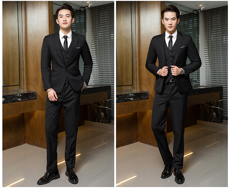 Bộ đồ vest nam phù hợp với áo khoác vest áo ba lỗ quần short nam kaki