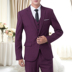 Phù hợp với phù hợp với nam giới ba mảnh phù hợp với Slim Hàn Quốc thanh niên gió Anh kinh doanh chuyên nghiệp chú rể phù rể váy cưới Suit phù hợp