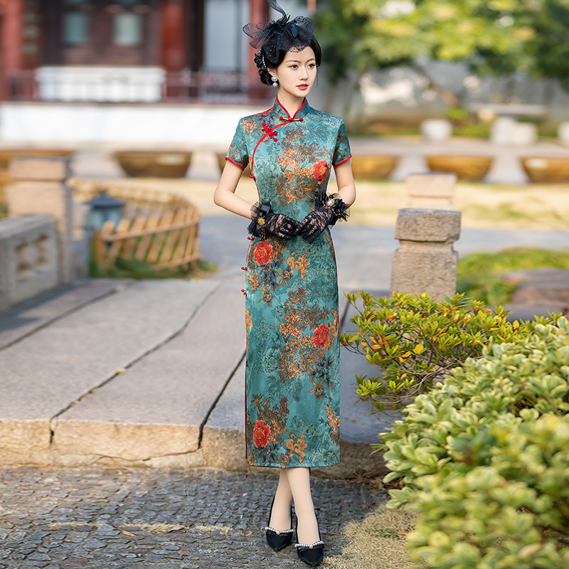 2025新款新中式旗袍美到窒息！日常也能穿出老上海名媛范，优雅到骨子里