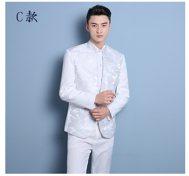 Phù hợp với phiên bản Hàn Quốc của trang phục hợp xướng sân khấu tự tu trang phục nam ca sĩ chủ trang phục nam sơ mi nam