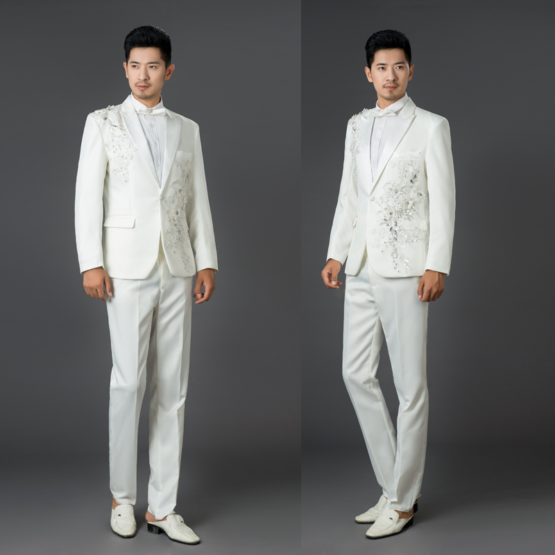 Bộ đồ nam, trang phục, chủ nhà, thạc sĩ, váy, bộ đồ sân khấu, bộ đồ, studio ảnh, trang phục hợp xướng ảnh - Suit phù hợp thoi trang nam