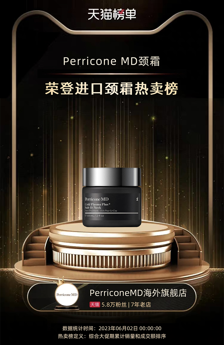 Perricone MD 裴礼康 Plus升级版冷润紧致颈霜 59ml 双重优惠折后￥399.4包邮包税