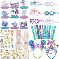 Little Mermaid Party Favors for girl Birthday Memmaid Glasse