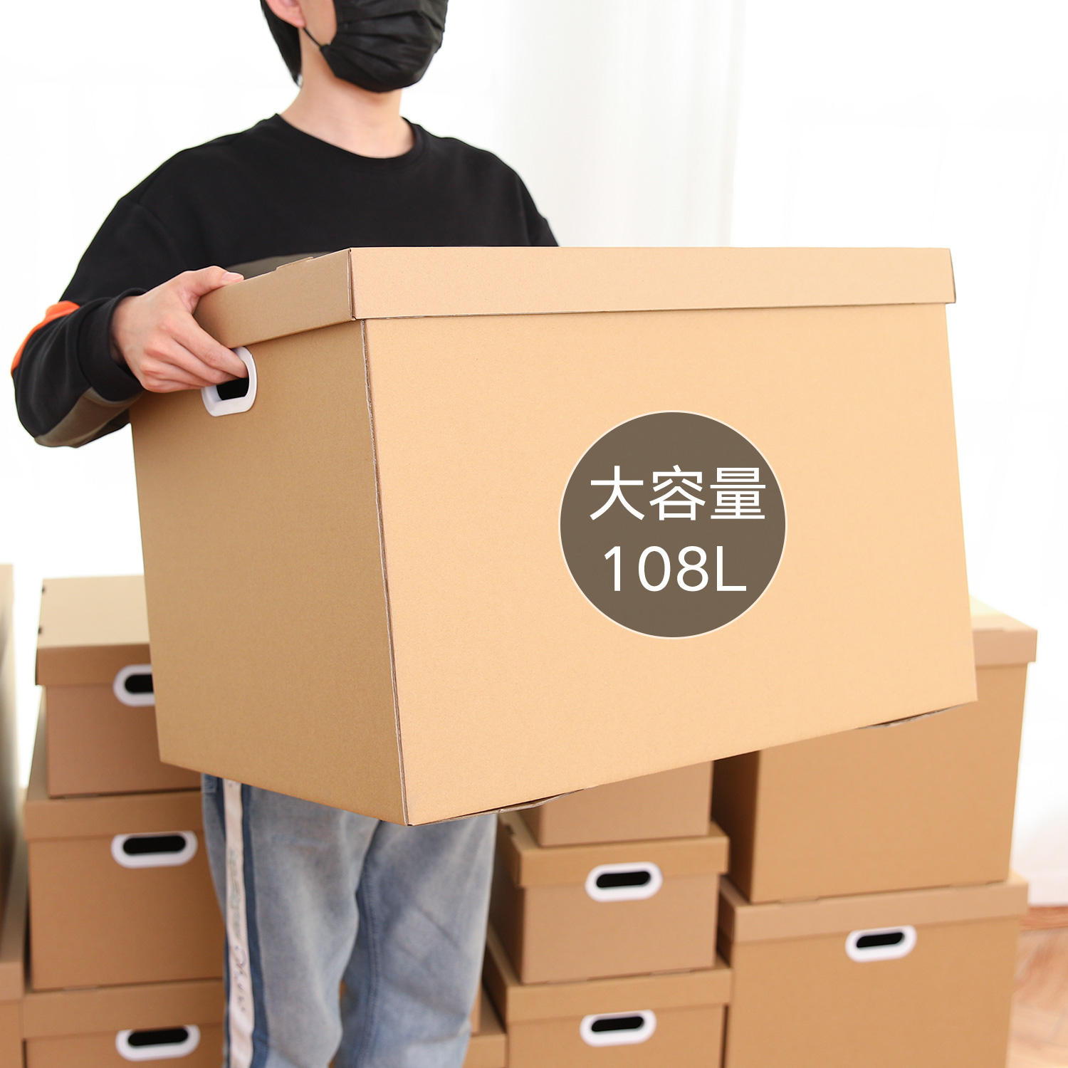 無地書き込み牛革ファイルボックス整理紙収納ボックス収納ボックス大型本収納ボックス蓋付きスナックファイルカートン