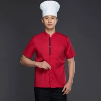 Красный топ с короткими рукавами