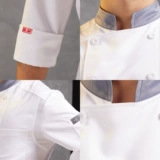 Catering Chef Work Одежда мужская семинарная рукава для рукава лето -высокий западный ресторан в среднем сети кухни выпечка