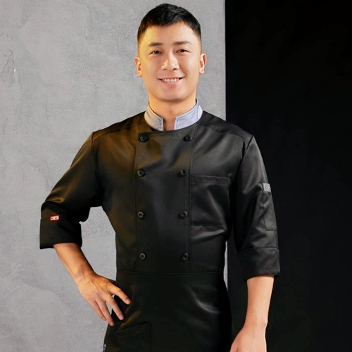 Catering Chef Work Одежда мужская семинарная рукава для рукава лето -высокий западный ресторан в среднем сети кухни выпечка