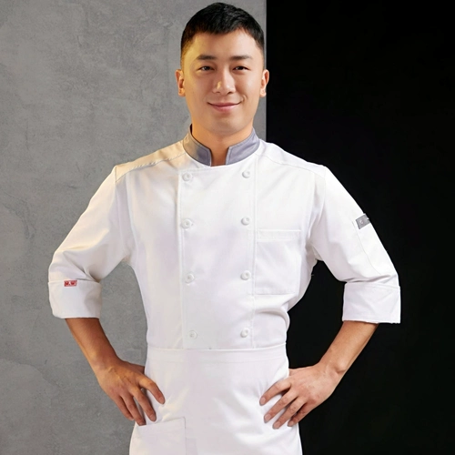 Catering Chef Work Одежда мужская семинарная рукава для рукава лето -высокий западный ресторан в среднем сети кухни выпечка