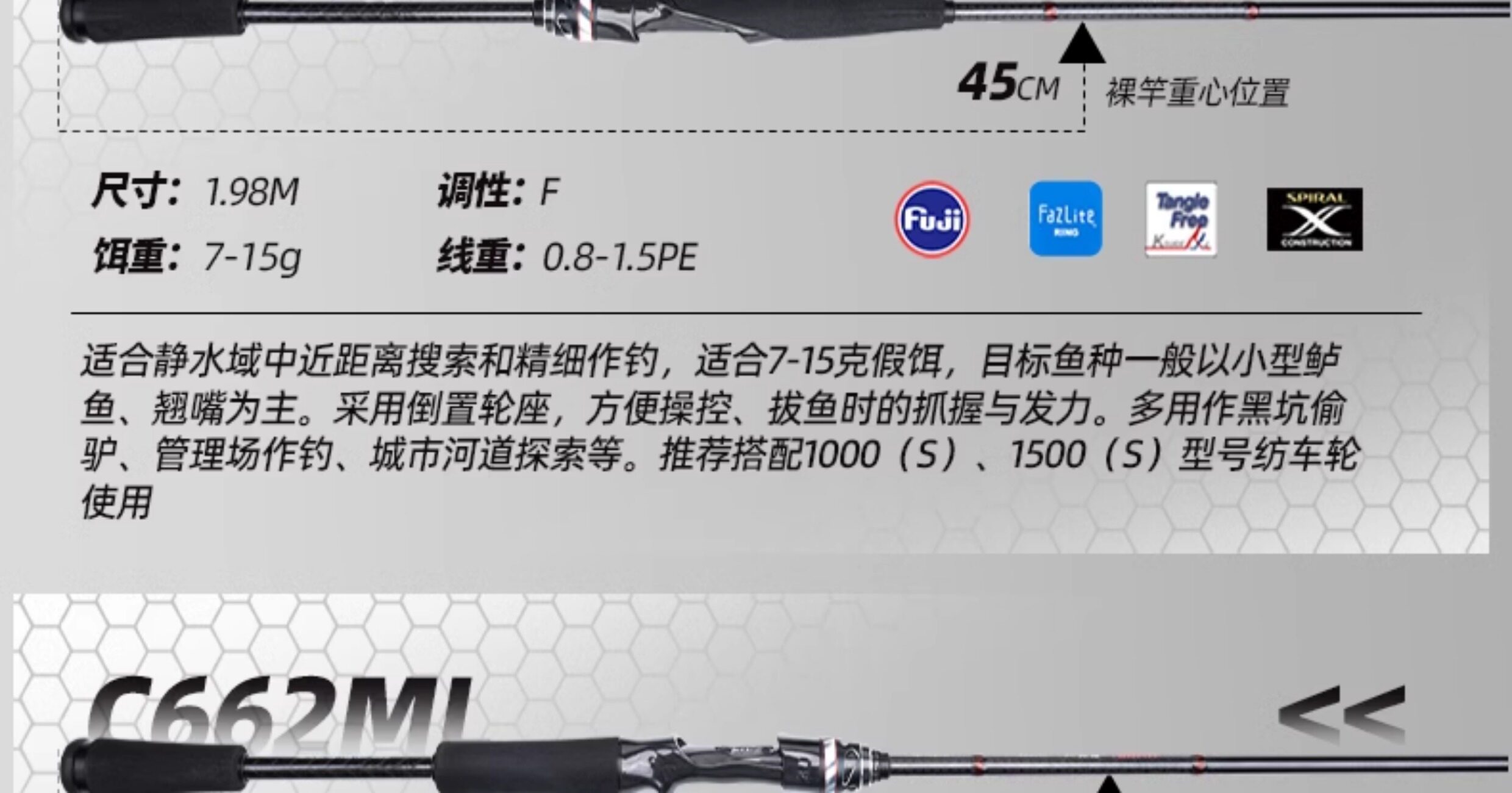 Дорожные суб -полюсный 钓迷兰澜溪3.0泛用路亚竿全套富士f环超轻远投碳素鲈鱼翘嘴钓鱼竿 Fishingfans