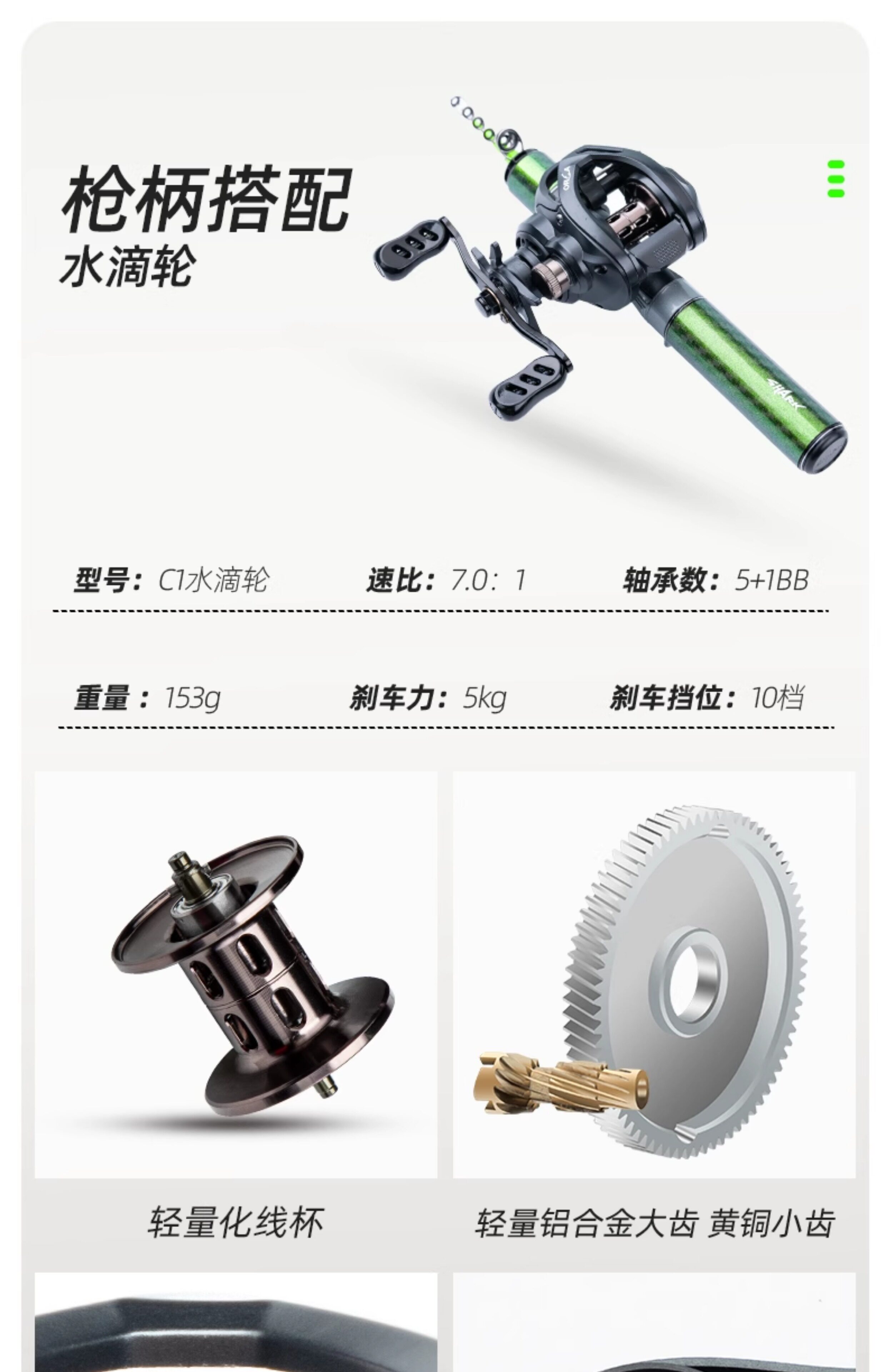 Дорожные суб -полюсный 钓迷快鲨超短节伸缩路亚竿全套ml泛用杆钛合金稍可携式旅行鱼竿套装 Fishingfans