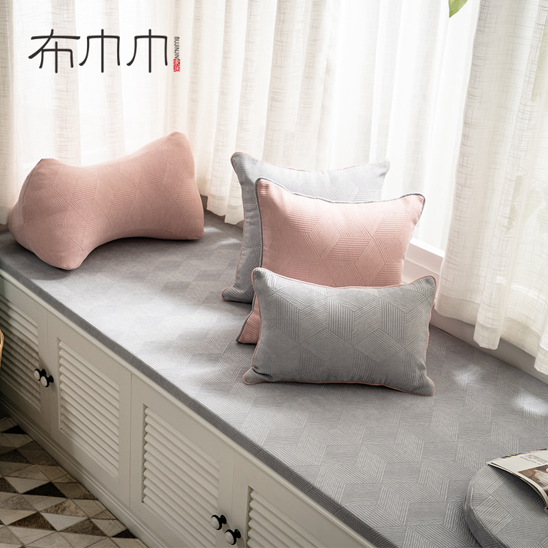 Thickened floating window cushion window sill pad sponge Seasons universal light lavish style balcony mat set as latex mat tatami