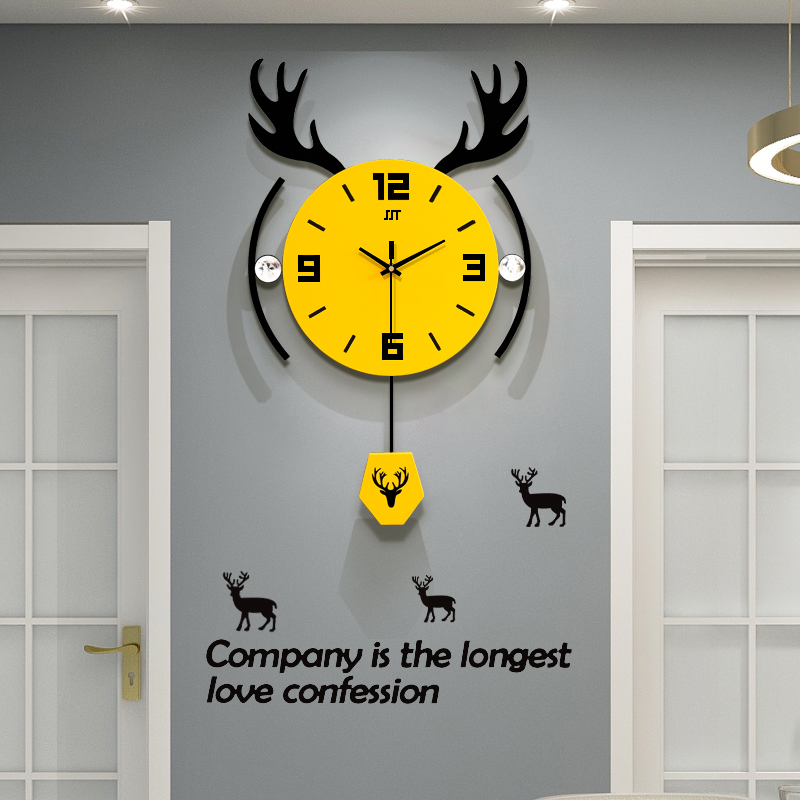 Nordic deer watch watch wall watch wall clock wall clock wall wall clock