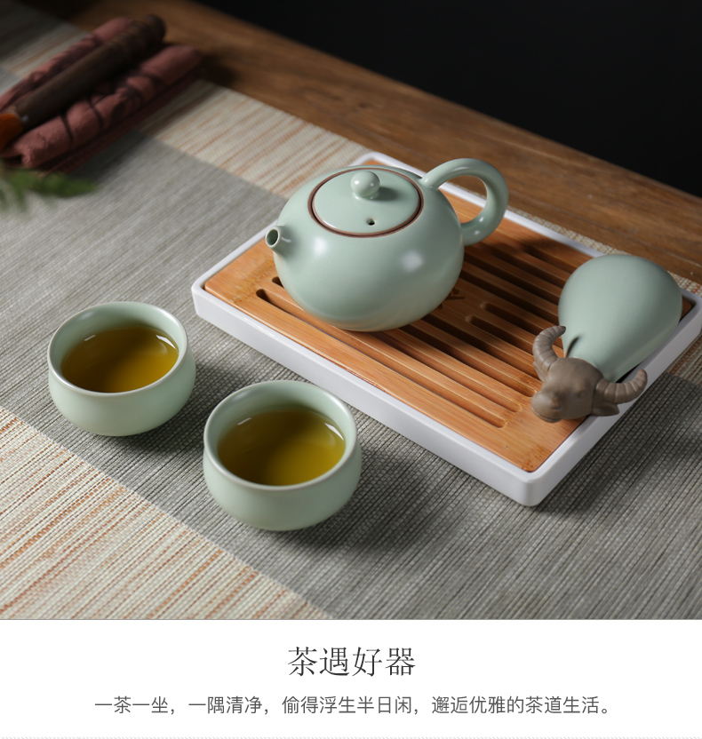 ZongTang your up kung fu tea set suits for your porcelain ceramic tea set tureen teapot teacup of a complete set of office home