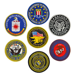 Tactical Vest Velcro Badge US Federal FBI Armband SEAL Badge CIA Eagle Armband