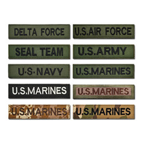 American ACU suit logo CP embroidered service strip chest strip desert digital morale patch Velcro patch DIY armband