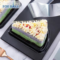Французские пекари Mousse Siege Одноразовая прозрачная мягкая сладкая десерта