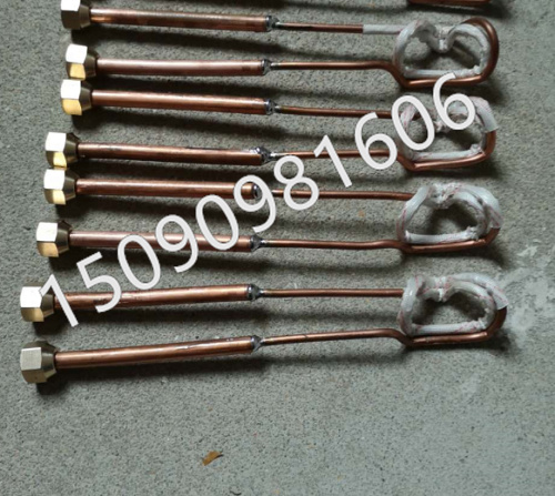 high frequency welding machine induction coil induction heating ring gold steel stone tool head induction ring water drill knife tooth welding