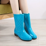 Модная обувь, комфортные нескользящие сапоги, флисовые туфли, средней длины, в корейском стиле