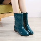 Модная обувь, комфортные нескользящие сапоги, флисовые туфли, средней длины, в корейском стиле