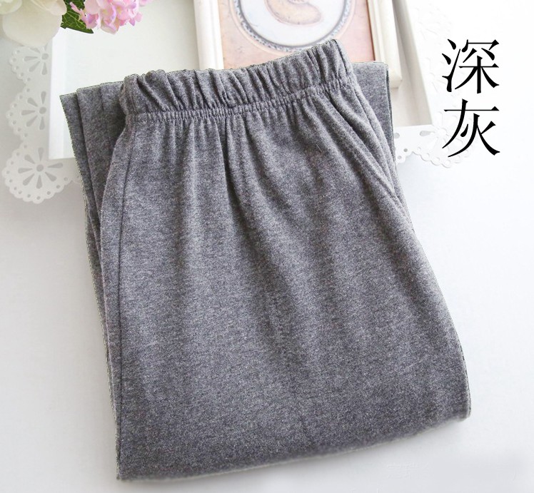 Quần cotton nam và nữ ngủ mùa xuân và mùa thu mỏng phần đôi quần dài giản dị thể thao rộng lớn quần cotton nhà quần jogger nam