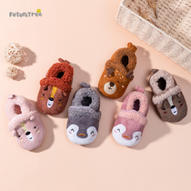 Childrens floor socks non-slip toddler winter thickened warm baby indoor floor shoes baby socks winter