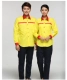 Желтый лонгслив, нарукавники, комплект