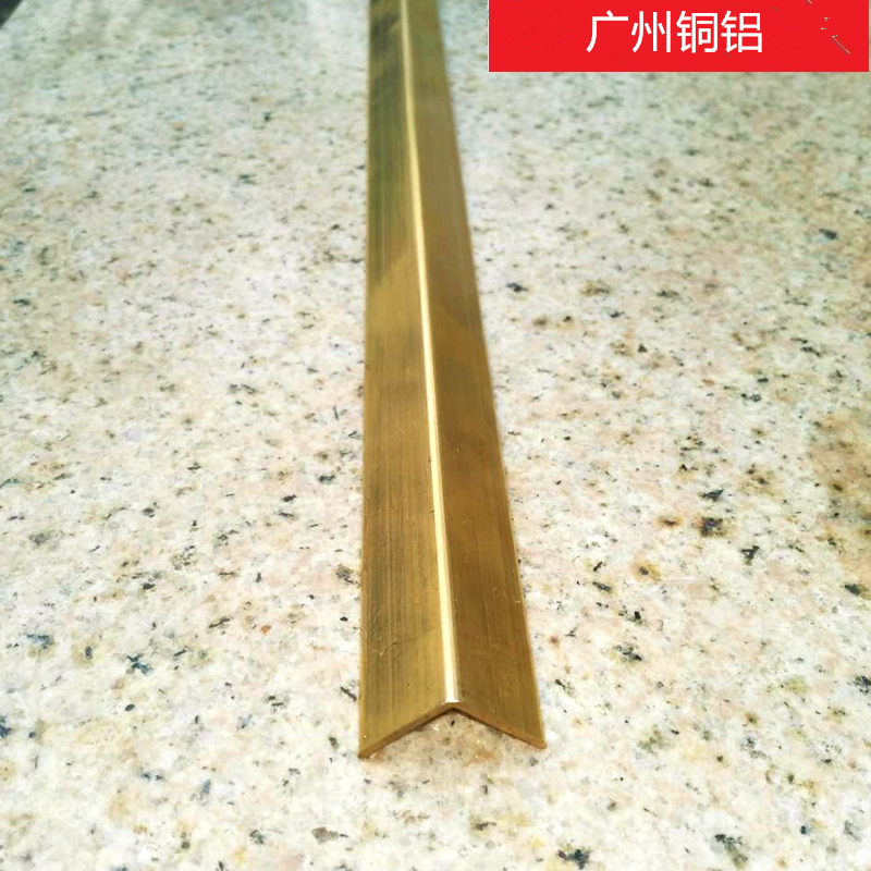 Marble staircase wood floor pressure strip right-angle copper pressure edge strip stair edge strip wardrobe edge strip 15*15