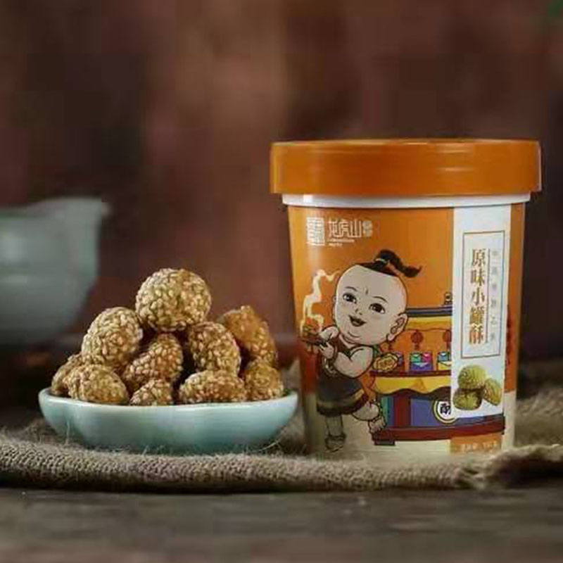 Longhushan small pot crisp 150g brown sugar walnut original peach shortbread pastry ready-to-eat snacks Jiangxi Yingtan specialty