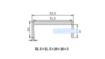 588 belt guide U-shaped wear strip assembly line hoist guide rail manufacturers custom conveyor wear-resistant lining strip