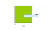 40X50 square ultra-high molecular green flat pad mechanical equipment accessories