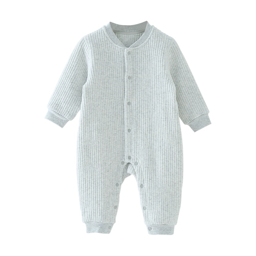 Удерживающий тепло демисезонный стеганый пуховик для раннего возраста, детское боди, детская пижама, лонгслив, нижнее белье, осенний сезон