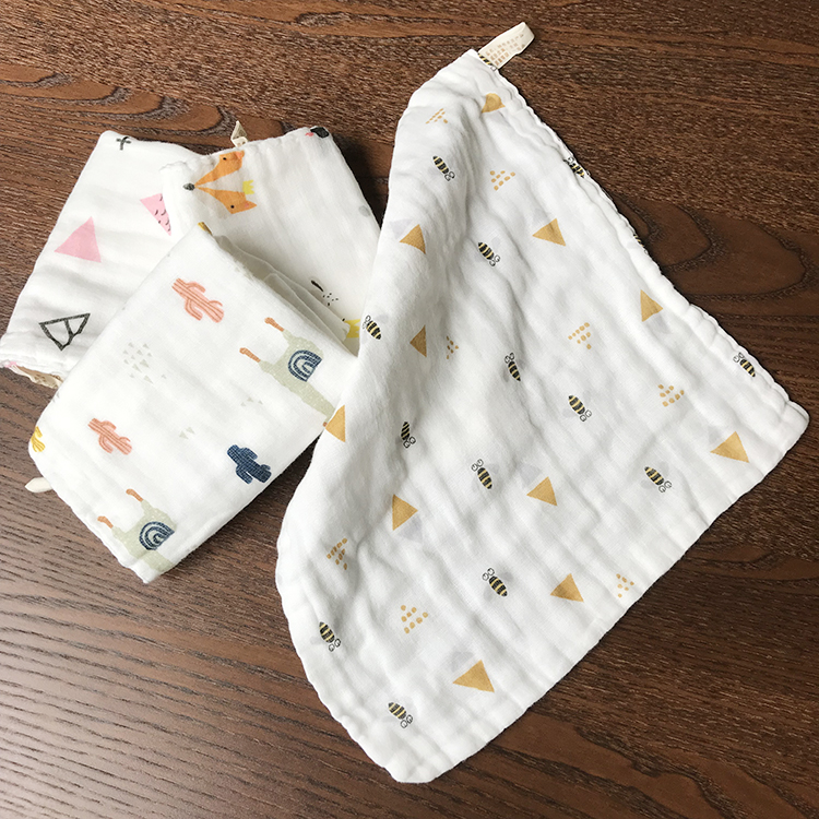 Baby gauze towel newborn supplies small square towel super soft baby cotton towel children's face towel saliva towel