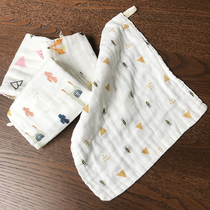 Baby gauze towel newborn supplies small square towel super soft baby cotton towel childrens face towel saliva towel