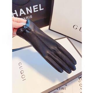 Hong Kong Bng Genuine Leather Gloves for Women, Autumn and Winter, Fleece-Lined, Thickened, Warm, Cold-Proof, Waterproof, Outdoor Cycling, Touch Screen, Driving