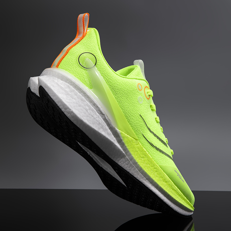 Spring and Summer 8Pro Carbon Plate Running Shoes with Mesh Rebound Button, Racing Shoes for Children, Teenagers and Students, Ultra-Light Shock-Absorbing Sports Shoes