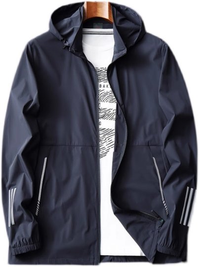 Woodpecker Men's Winter Thin Cotton Jacket Casual Detachable Hood Windproof Coat Plus Size Oversized Sports Jacket Loose Coat