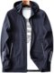 Woodpecker Men's Winter Thin Cotton Jacket Casual Detachable Hood Windproof Coat Plus Size Oversized Sports Jacket Loose Coat